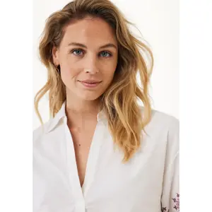 Woman's embroidered blouse Mexx image-5