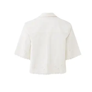 Embroidered Short Sleeve Blouse for Women Mexx image-2