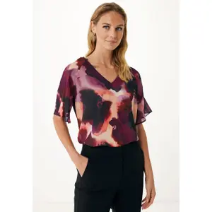 Women's V Neck Blouse Mexx Waterflower image-1