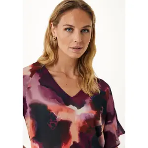 Women's V Neck Blouse Mexx Waterflower image-5