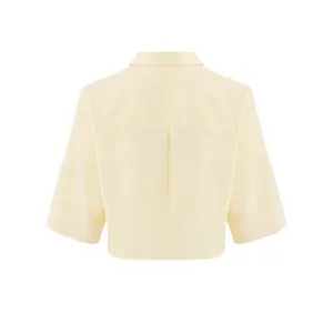 Kort skjorte til kvinder Mexx Boxy Poplin image-2