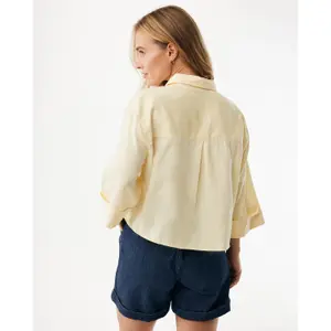 Kort skjorte til kvinder Mexx Boxy Poplin image-3