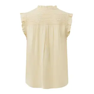 Bluse til kvinder Mexx Linen Mix Slub image-2