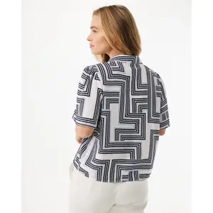 Geometric Print Women's Shirt Mexx image-3
