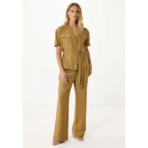 Linen blouse for women Mexx Safari image-4