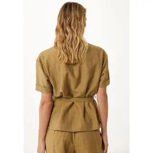 Linen blouse for women Mexx Safari image-3
