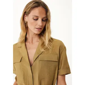 Linen blouse for women Mexx Safari image-5