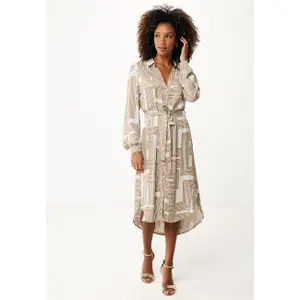 Women's graphic print shirt dress Mexx image-1