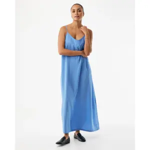 Lang kjole til kvinder Mexx Hammered Slip image-1