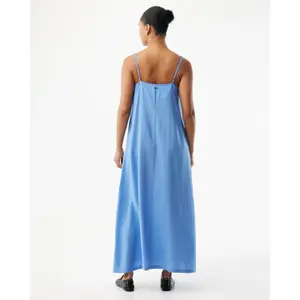 Lang kjole til kvinder Mexx Hammered Slip image-3