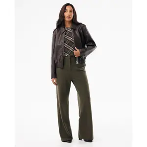 Veste en cuir femme Mexx Croco image-3