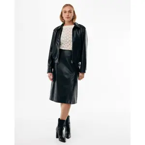 Veste en cuir femme Mexx Croco image-2