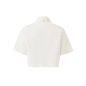 Kort bomuldsbluse dame Mexx image-2