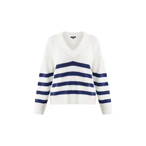 Women's striped V-neck jumper Mexx image-0