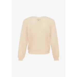 Women’s open-knit V-neck pullover Mexx Sequins image-2