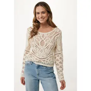Women's crochet jumper Mexx image-1