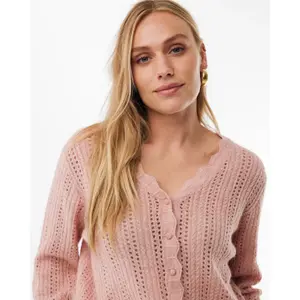 Women’s Openwork Cable Knit Cardigan Mexx image-5