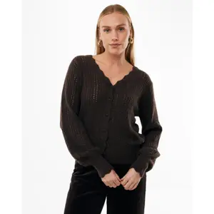 Women’s Openwork Cable Knit Cardigan Mexx image-2