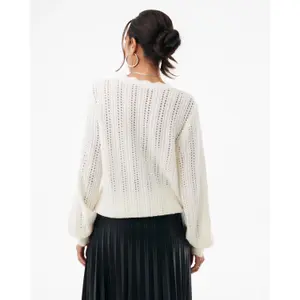 Openwork Twisted Knit Women's Jumper Mexx image-4