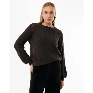 Openwork Twisted Knit Women's Jumper Mexx image-2
