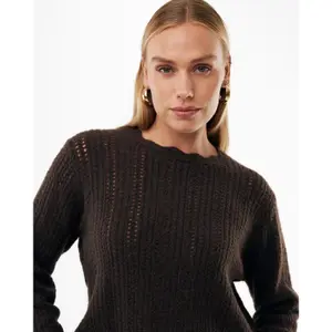 Openwork Twisted Knit Women's Jumper Mexx image-5