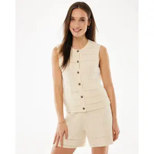 Crochet Waistcoat Women Mexx image-1