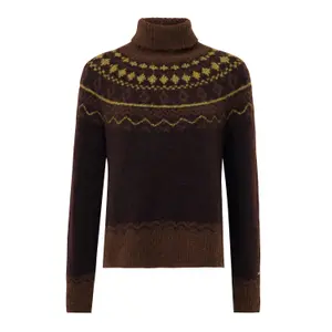 Women's Jacquard Roll Neck Jumper Mexx Nordic image-0