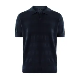 Jacquard Striped Polo Mexx