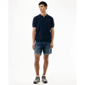 Jacquard Striped Polo Mexx image-1