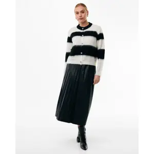 Women's Striped Fuzzy Knit Cardigan Mexx image-3