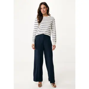 Women's wide linen trousers Mexx image-2