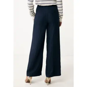 Women's wide linen trousers Mexx image-3