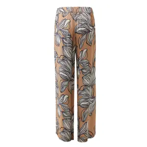 Pantaloni larghi con motivo floreale grafico donna Mexx image-2