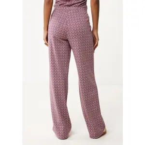 Women's straight leg jacquard trousers Mexx image-3