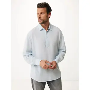 Casual Long Sleeve Shirt Mexx Henley image-1