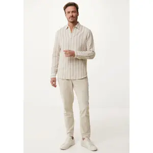 Striped linen-blend shirt Mexx image-4