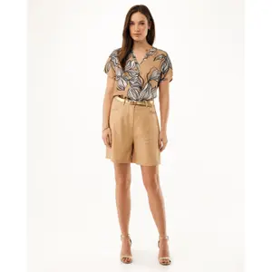 Shorts da donna in misto lino Mexx image-2