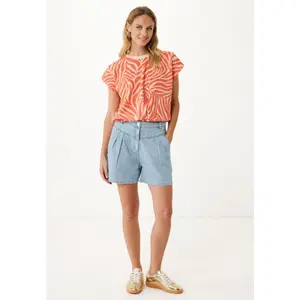 Women's Pleated Denim Shorts Mexx image-2