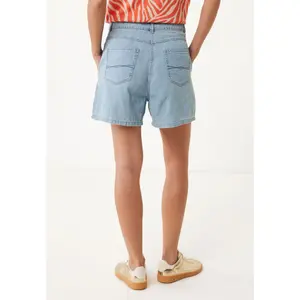 Women's Pleated Denim Shorts Mexx image-3