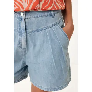 Women's Pleated Denim Shorts Mexx image-4