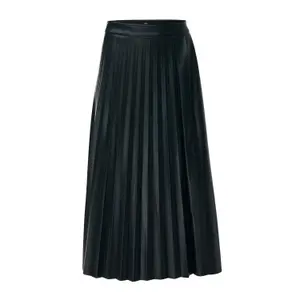 Jupe plissée en PU lisse femme Mexx
