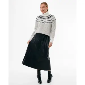 Jupe plissée en PU lisse femme Mexx image-3