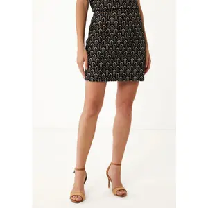 Women's Geometric Pattern Jacquard Skirt Mexx image-1