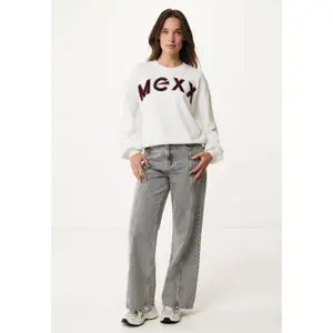 Sweatshirt with Logo Women Mexx image-4