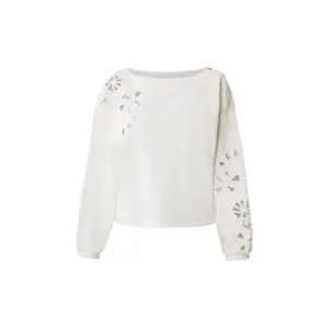 Embroidered boat neck women's sweatshirt Mexx image-0