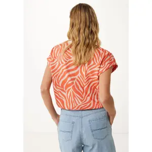 Women's Jacquard Pattern Jersey Blouse Mexx image-3
