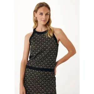 Women's Geometric Jacquard Print Tank Top Mexx image-1