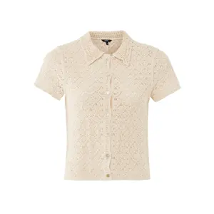 Women's crochet polo Mexx image-0