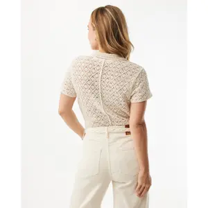 Women's crochet polo Mexx image-2