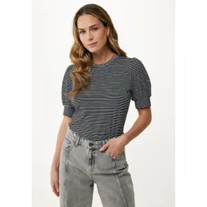 Quilted Striped T-shirt Women Mexx Pansy image-1